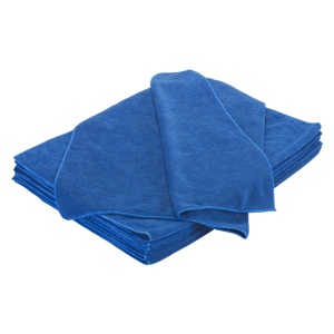 Softouch® Microfiber Drying, Polishing - 12 pk - Blue