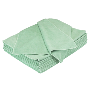 Softouch® Microfiber Drying, Polishing- 12 pk - Green