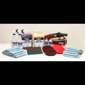 Gliptone Express Detail Kit - Featuring Flex DA Polisher & Gliptone One Step Polish / Wax