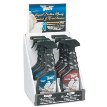 Leather Spray Counter Display
