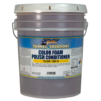 COLOR FOAM POLISH, LOW pH - YELLOW 100 % BIODEGRADABLE 5 gallon